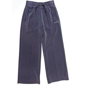 𝚉𝙰𝚁𝙰 Women’s Wide-Leg Gray Elastic Waist Pants With Drawstring